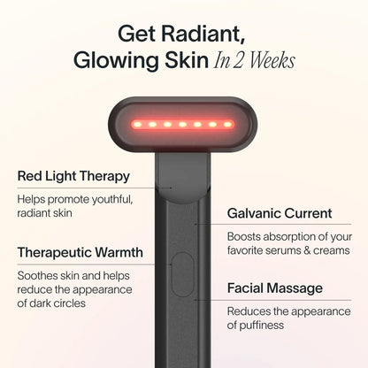 4-In-1 Red Light Therapy Skincare Wand & Activating Serum Kit